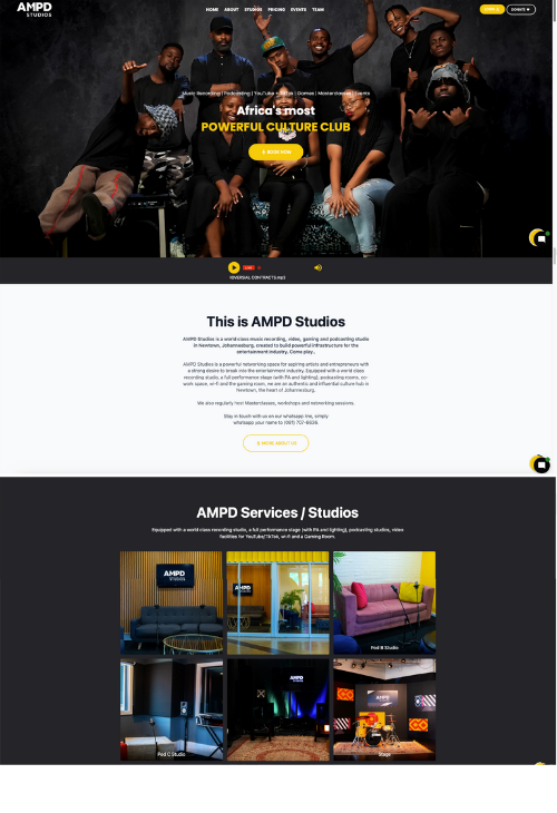 AMPD Studios Web Design